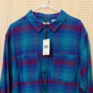 BDG Multi color oversized flannel